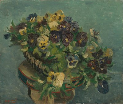 Mand met viooltjes door Vincent van Gogh
